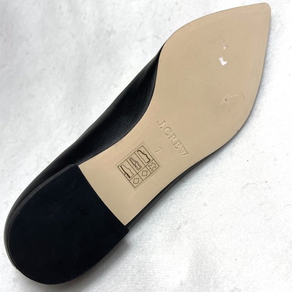 NWT J.Crew Black and White Loafers with Bow Detail - Picture 4 of 10